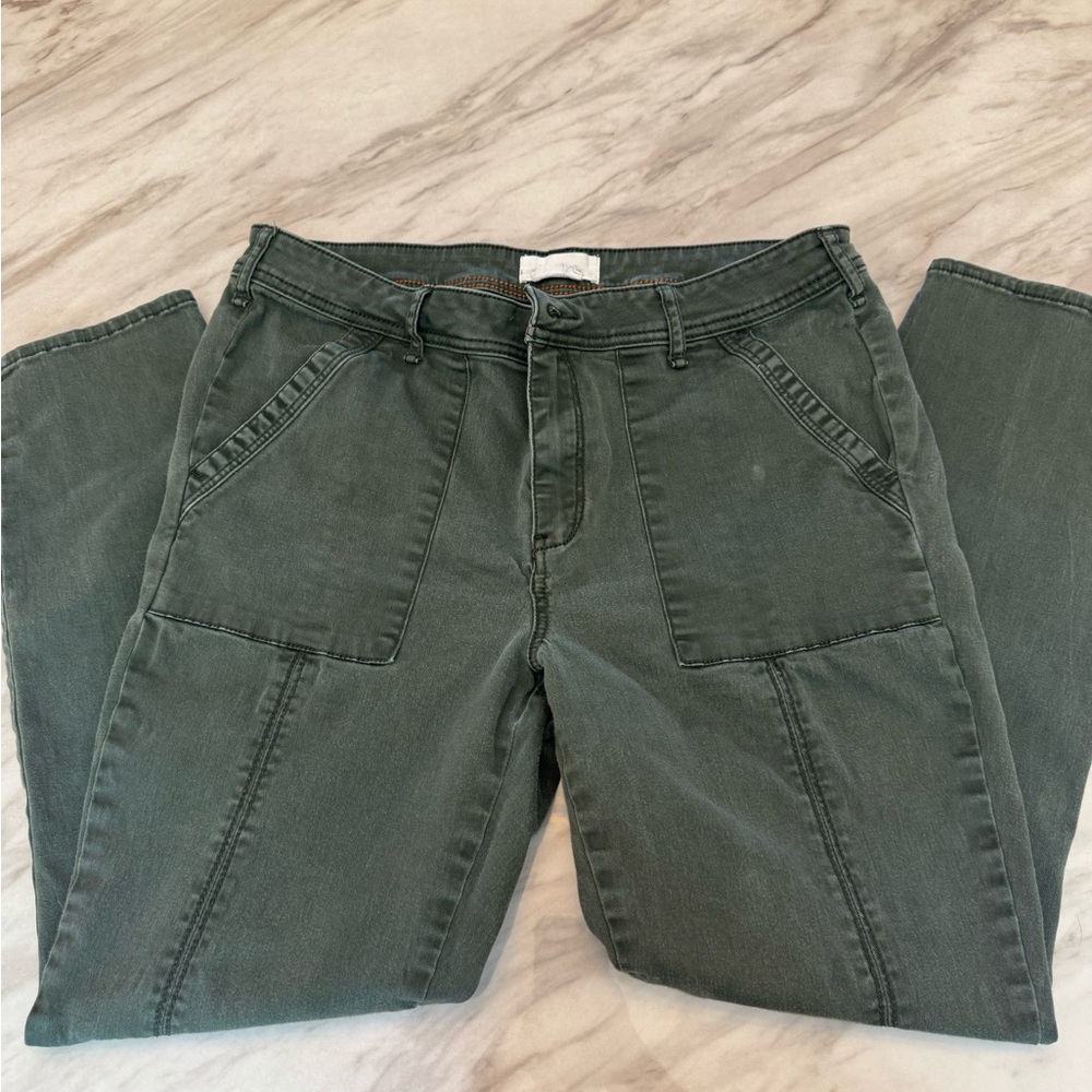 Anthropologie Olive Green Trousers Women’s Size 32